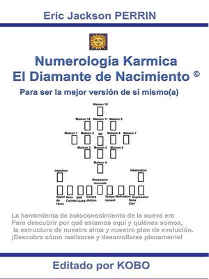 cover image of NUMEROLOGIA KARMICA--EL DIAMANTE DE NACIMIENTO